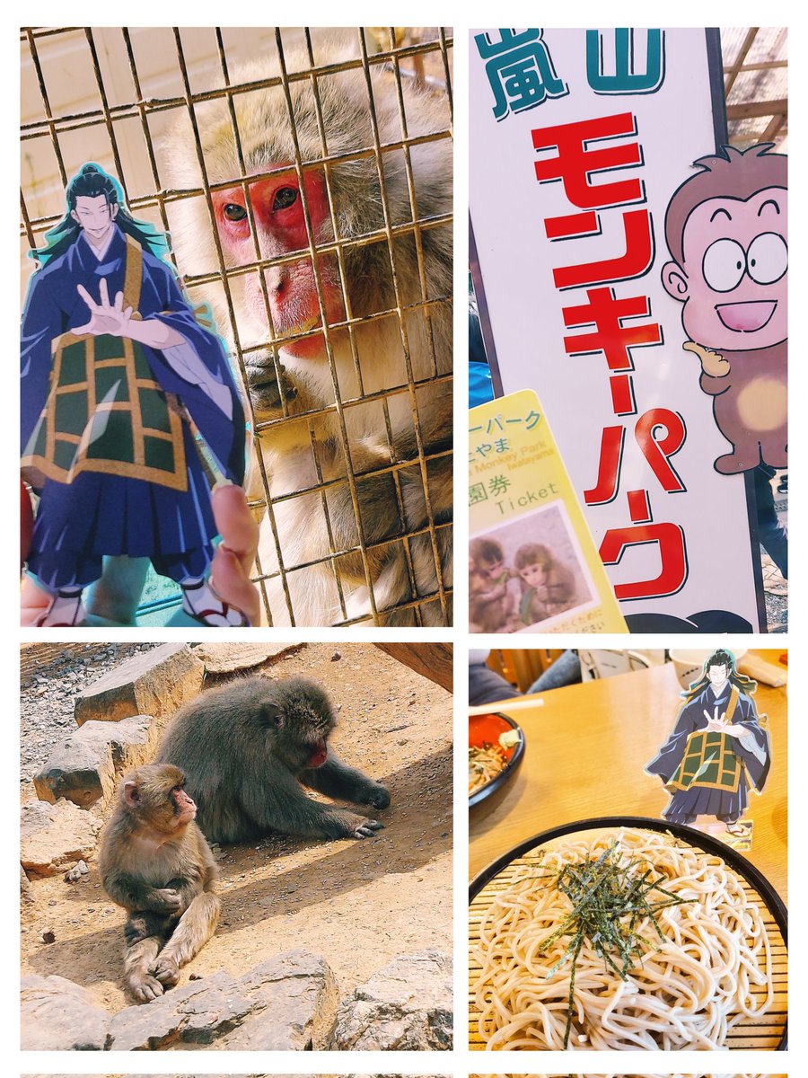 呪術の聖地 めっっっちゃ楽しかった!!
ご飯と同士たち🐵の写真しかない 