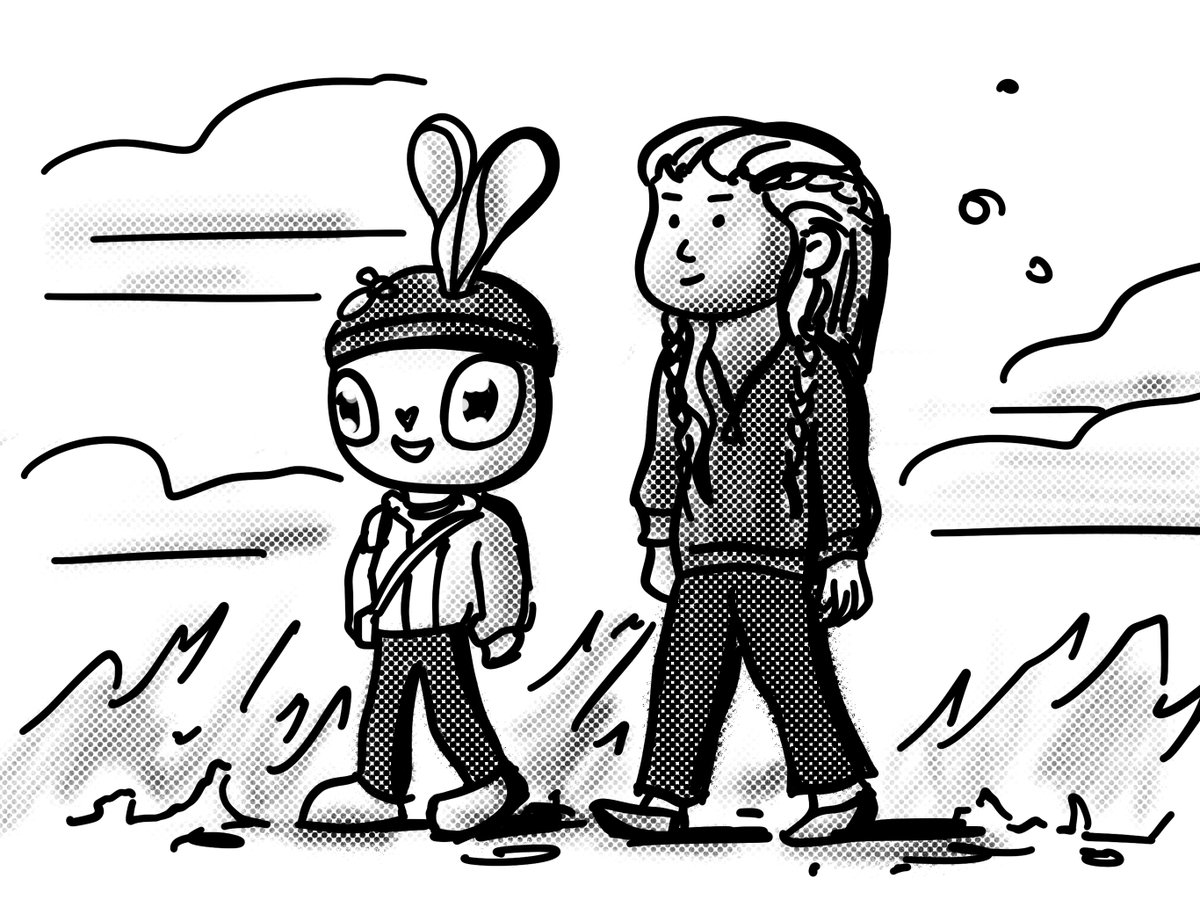 Aloha_Sk1's tweet photo. I just can't stop drawing  
With love for @humankindArt 💖    

@pablostanley https://t.co/6btxic0orX