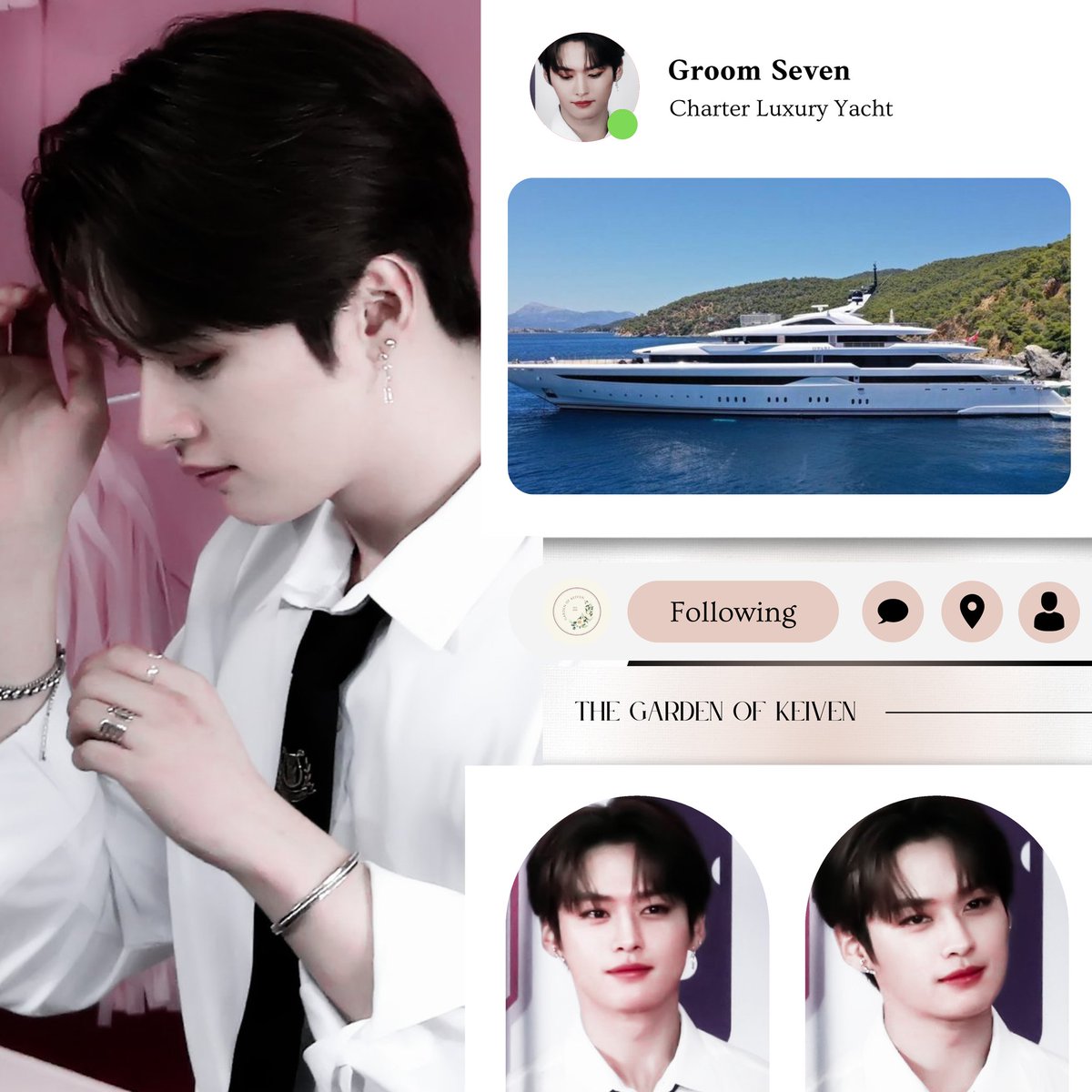 lighthuess's tweet photo. ㅤ
fruitibowi updates ꨄ
O3 / 12 / 2O22 ◌ 12:53
❛ GROOM SEVEN, it sure has a
nice ring to it, don't you think?
#KeiVenSecondSpring
#MandKVowsOfLifetime
#LoveGrowsWhereKeiVenGoes
ㅤ https://t.co/GB0zpiB74l