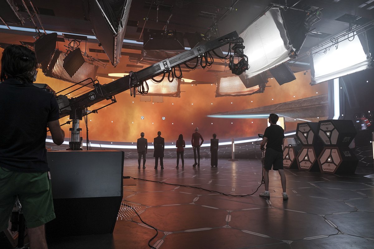 On the set of #StarTrekDiscovery, going to work basically means going to a real-life Holodeck.