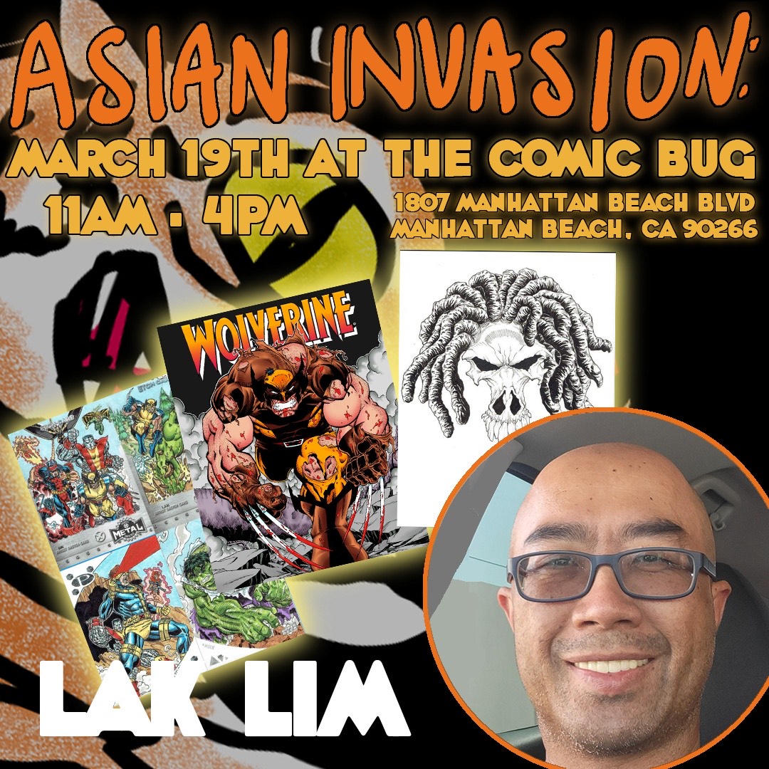 thecomicbug's tweet photo. 1/ We're proud to present #AsianInvasion : an Asian Comic Creator Celebration organized by @HoraToraStudios 3/19 11-4p! 
Christie &amp; @IAmDemonBitch will be representing, as are @Hydehermitstud1 , @UpperDeckEnt sketch card artist @Lak_Lim @RenHanami &amp; Don Schmidt of a Ninja Mom! https://t.co/skpAYMJh78