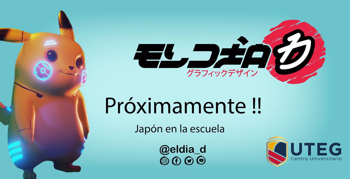 eldia_d's tweet photo. El japonismo como inspiración. #eldíaD #SomosUTEG #japonesa #próximamente #Pikachu https://t.co/MAtzd0U7oG