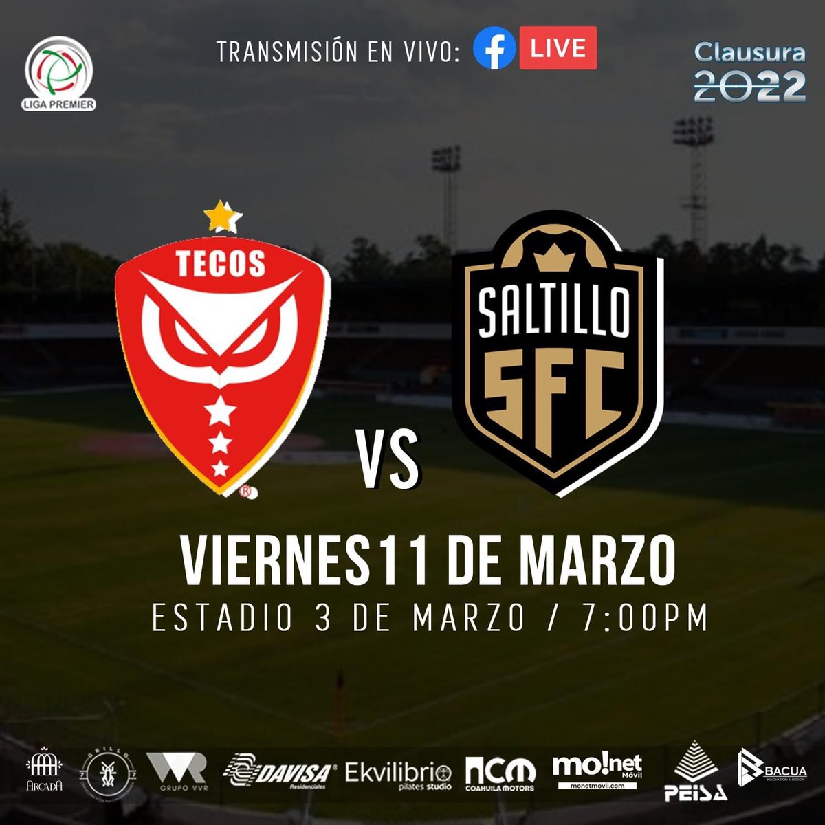 SaltilloFCFans's tweet photo. Hoy toca en Guadalajara VS @FCTecos 

VAMOS SALTILLO FC !!! Por esos 3 puntos ! 

@SaltilloFC @jjmoralesc @RSraya2 @vanguardiamx @jm_fraustro @rcg_media @GeraArancivia @angelbenites @DiarioCoahuila https://t.co/EBc0UWVurG