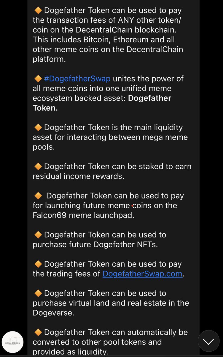 SimonCl23404389's tweet photo. @PresidentHODL Dogefather the Father of #memecoin with #utility and #ecofriendly https://t.co/NKko0P91Ig
