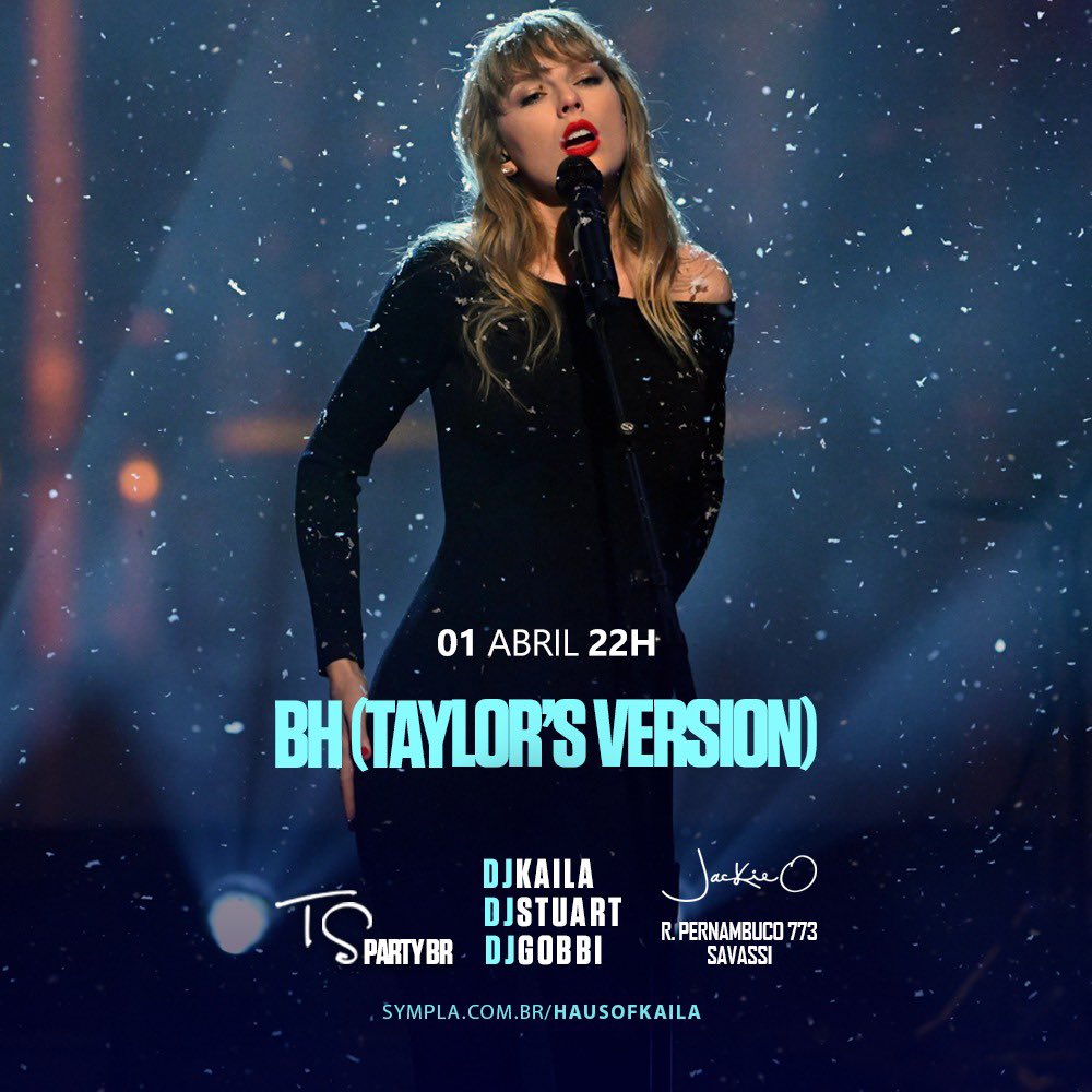 theonlykaique's tweet photo. Dia 1/4 rola a BH (Taylor’s Version) com muitos hinos da discografia da loirinha. Garanta seu ingresso pelo link https://t.co/BnVQ5HhOFL #tsparty #tspartybh https://t.co/NB1Do10ZBa