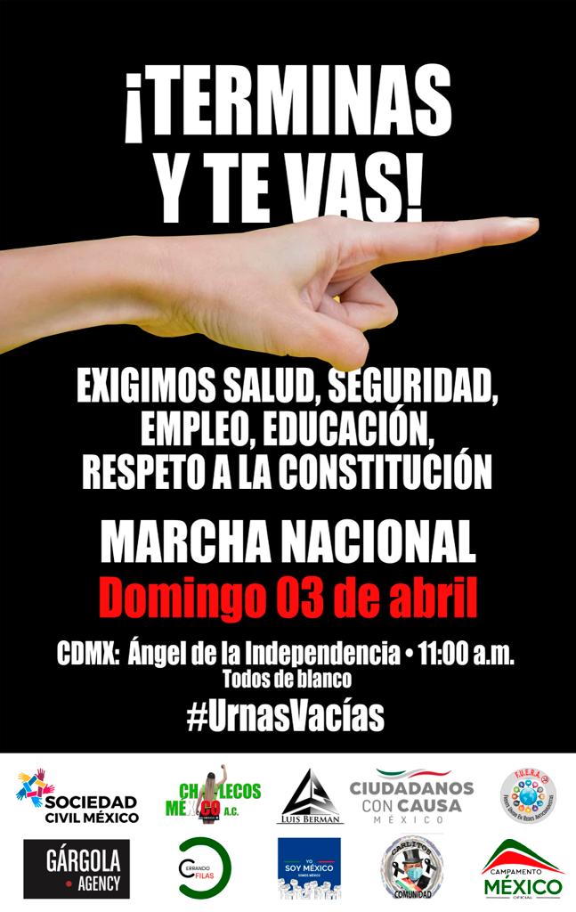 AhiAlemoran's tweet photo. ‼️🇲🇽 Convocas tú,  convoco yo, convocamos TODOS. 
#TerminasyTeVas
#UrnasVacias @SocCivilMx
 @Glisinia
@CarlitoS_lim
@moydelgado
@lestat_lioncurt 
@Pati_Gal
@BisouCaramel_
@HatsumiNonaka
@luisberman
@CiroMayen
@nnunezortiz 
@soylausus
@marion_mei2
@FernandoCasRod
@LuisOctavioPre4 https://t.co/xHWOgfzbbU