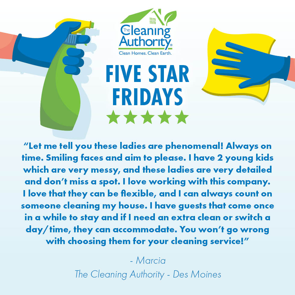 Happy Five Star Friday! #AuthorityOnClean