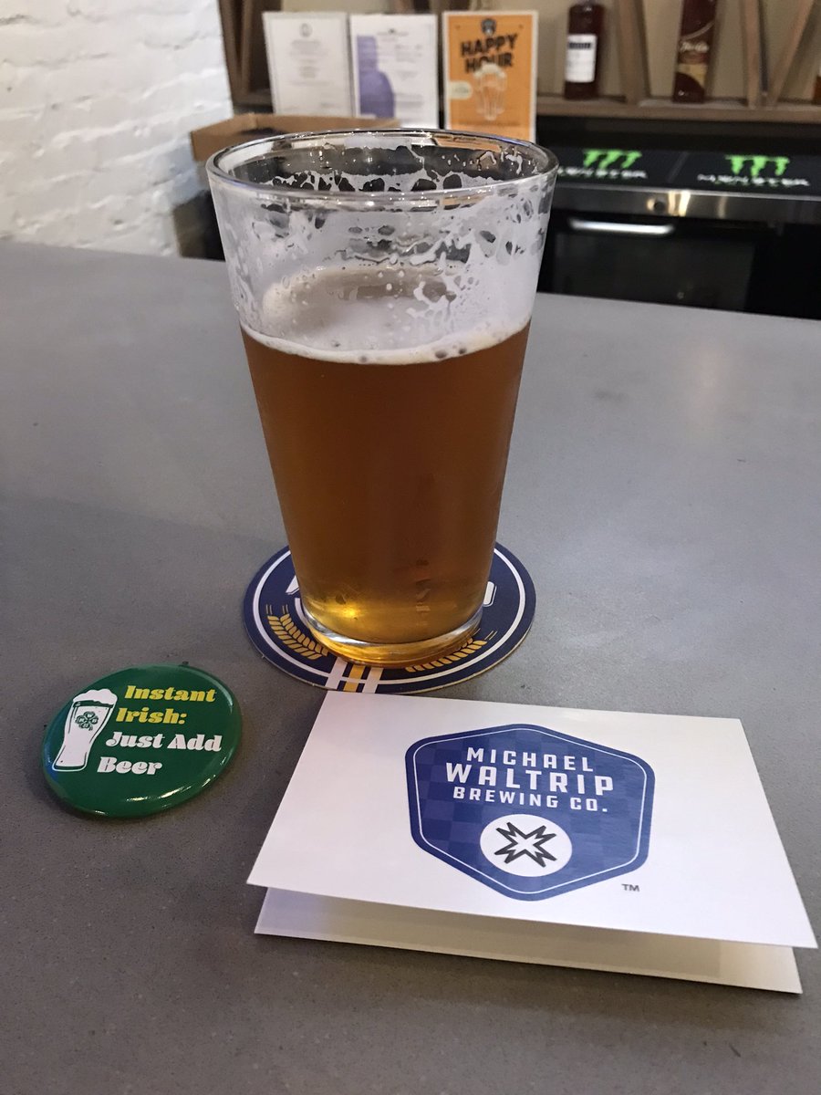dtester68's tweet photo. Celebrating the end of another work week and #Trip20 @WaltripBrewing. Cheers folks!! ๐ป Thank you @MW55 @MelanyCAylor and everyone @WaltripBrewing!! https://t.co/nQmPMHgHoo