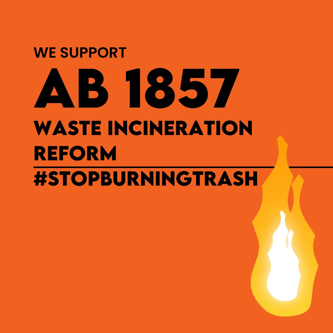 We join with @Earthjustice and @EYCEJ in supporting #AB1857 introduced by @AsmGarcia to close down dangerous waste incinerators in California including Long Beach! We need real #zerowaste solutions