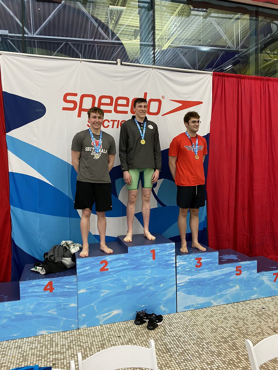 Congrats to Cooper on his 2nd ola e finish in the 100 Free!