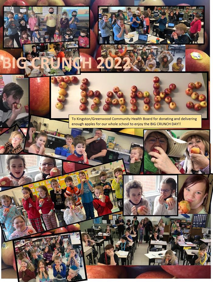 What a fantastic day with the Great Big Crunch March 10! Thank you Kingston/Greenwood Community Health Board! #CommunityEngagement <a href="/AVHealthySchool/">AVRCE Healthy School Communities</a> <a href="/avrce_ps/">AVRCE Programs and Services</a> <a href="/AVRCE_NS/">Annapolis Valley Regional Centre for Education</a> @DaveJones_AVRCE