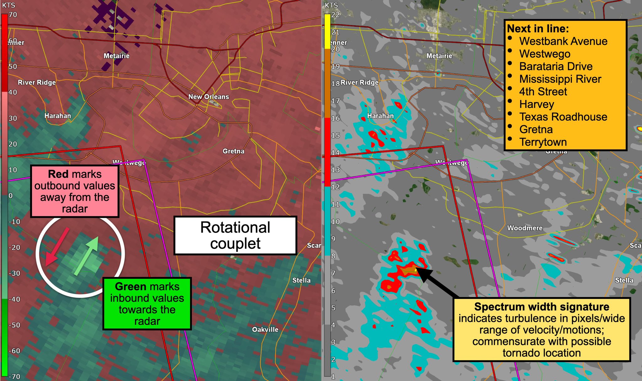 MyRadar Weather on Twitter "Next in line Westbank Avenue Westwego