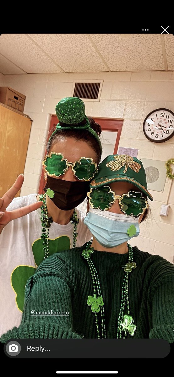 St. Patrick’s Day fun!!! Teachers need to have a blast too right?! 🍀⁦<a href="/SetonWildcats/">SETON DPCDSB</a>⁩