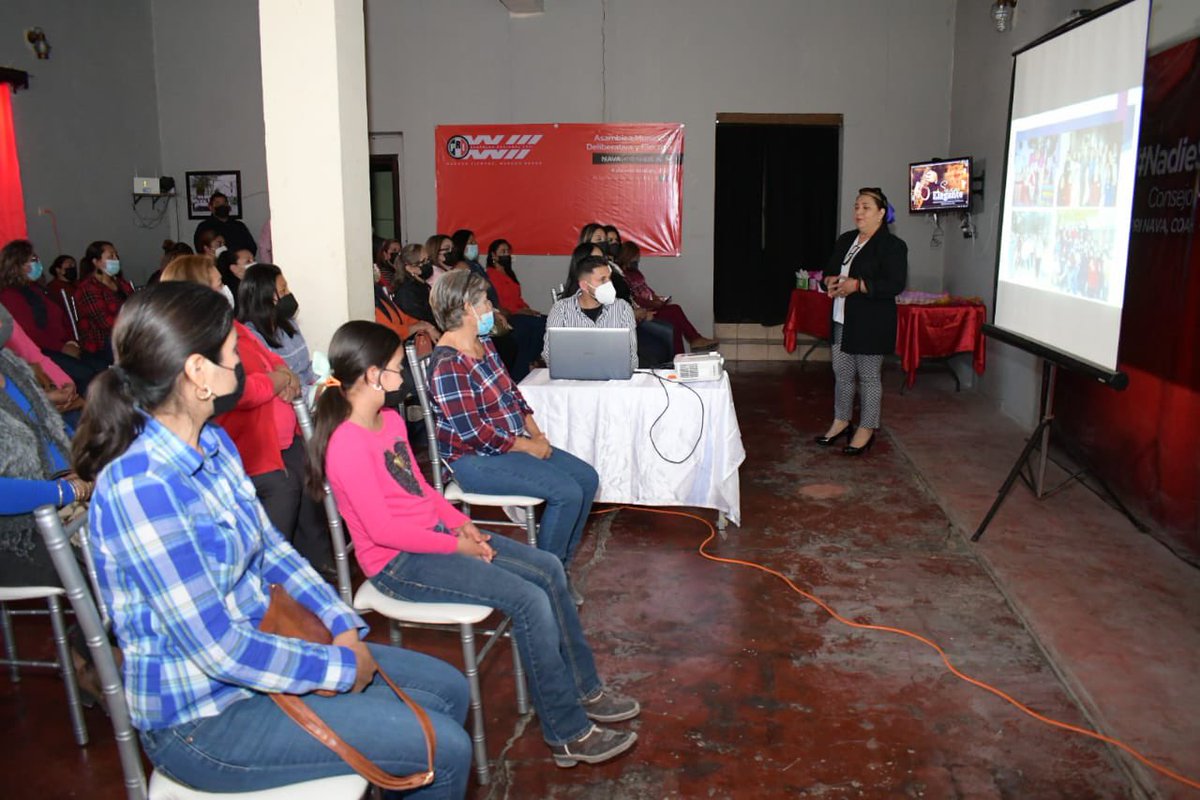 ONMPRI_COAHUILA's tweet photo. En #Nava se llevó acabo un emotivo evento para conmemorar el #DíaInternacionalDeLaMujer.
Agradecemos el respaldo de Ricardo Armendáriz y Socorro Rentería, Presidente y Secretaria Gral. del CM del #PRINava, así como de Yolanda Ríos, presidenta #ONMPRI por la organización. #8M 💜 https://t.co/o9dO2BN7ol