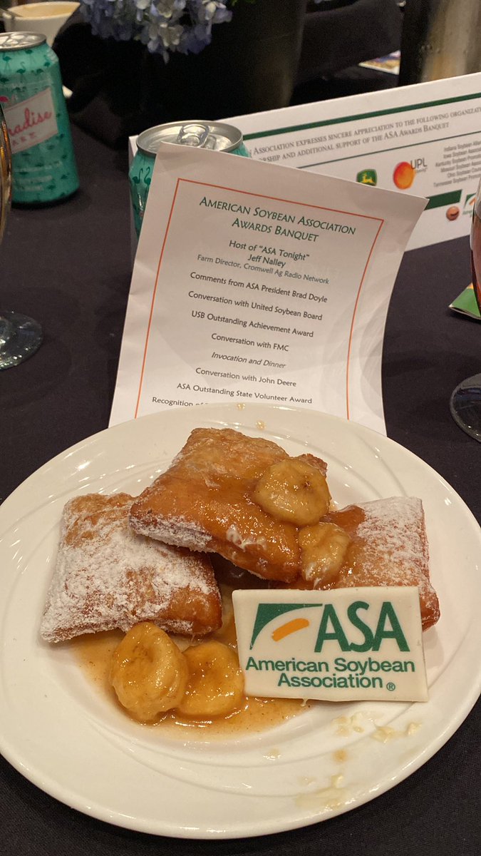 CapitolSoy's tweet photo. ASA Awards Banquet in New Orleans.  Enjoying the banana fosters beignets waiting for a very familiar face to be awarded ASA Outstanding State Volunteer Award. https://t.co/W45xSkTtVX
