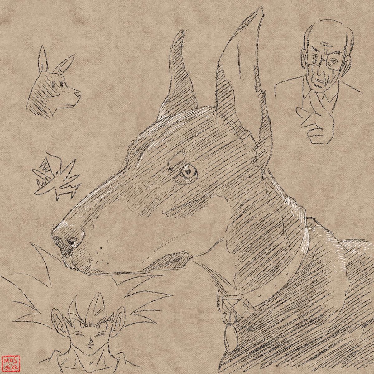 MalikOSmith's tweet photo. Some black Air Force activity… #offguardmos #drawing #sketch #dogecoin https://t.co/cALMzE1ArM