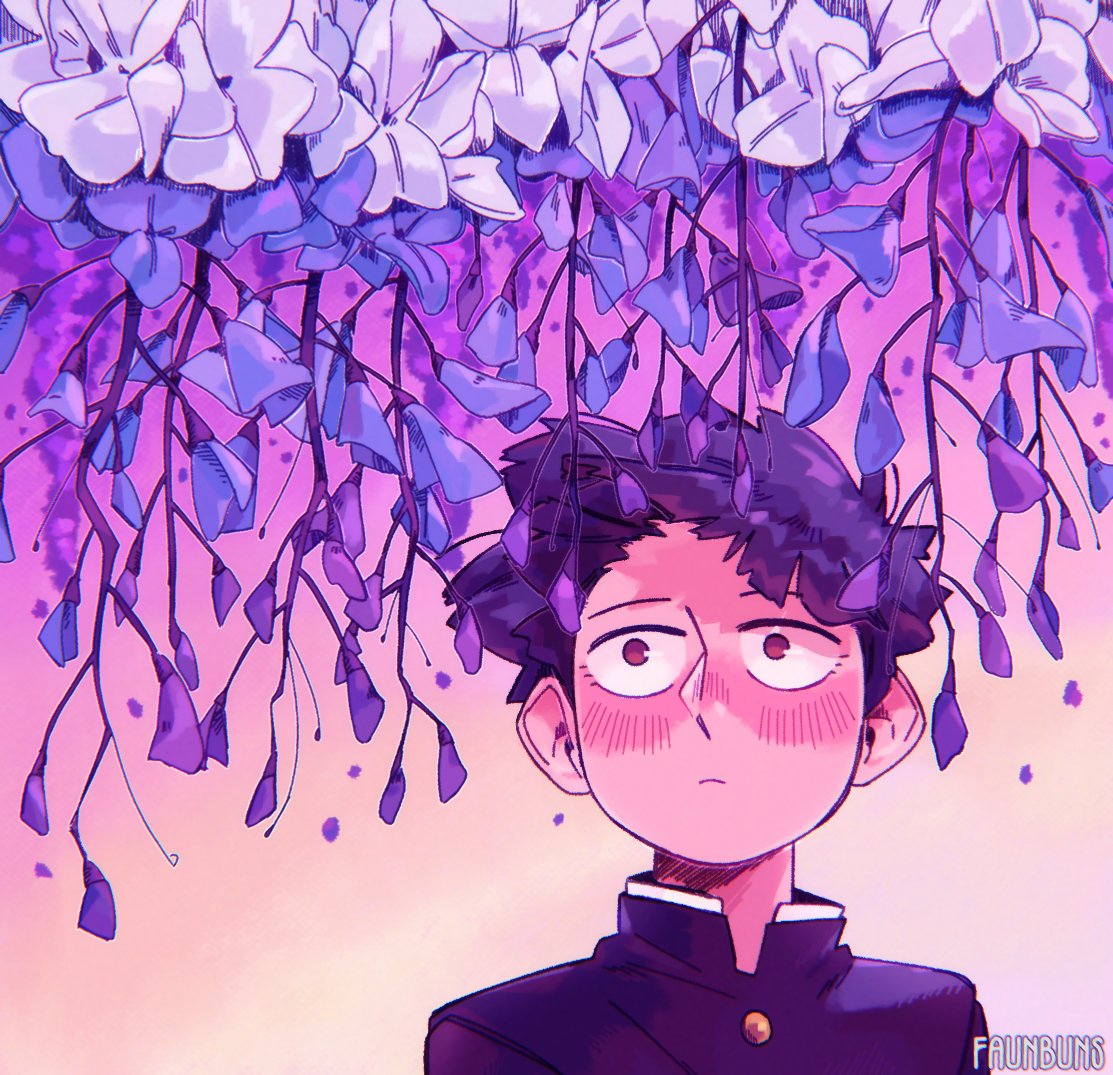 FAUNBUNS's tweet photo. [mp100] mob + wisteria https://t.co/YQROj3gS8d