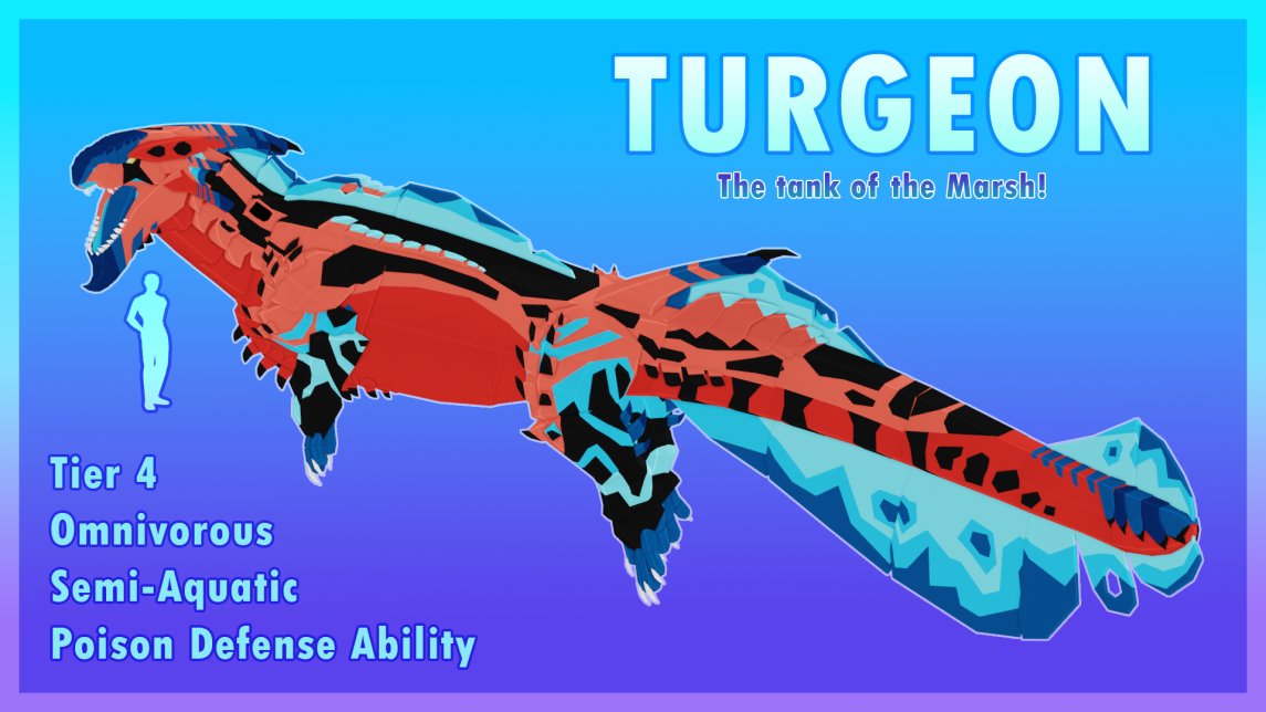 Roblox Creatures Of Sonaria - TURGEON Showcase! New Session Gacha Creature!  