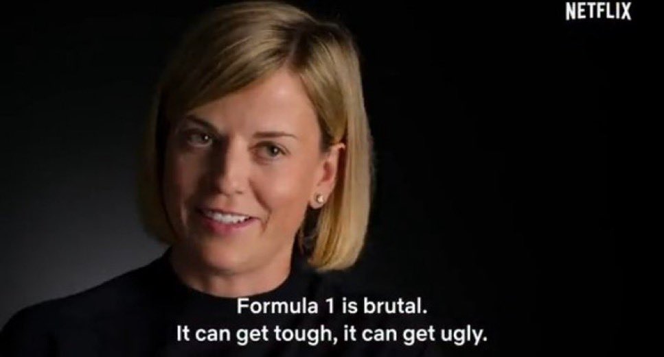 vincenzolandino's tweet photo. When you watch Drive to Survive, I want you to fully understand that this woman absolutely steals the season. 

The best decision was to get her on screen and talking about what’s going on from a behind the scenes perspective. 

Ladies and gentlemen: @Susie_Wolff https://t.co/FjX6AeDnU7
