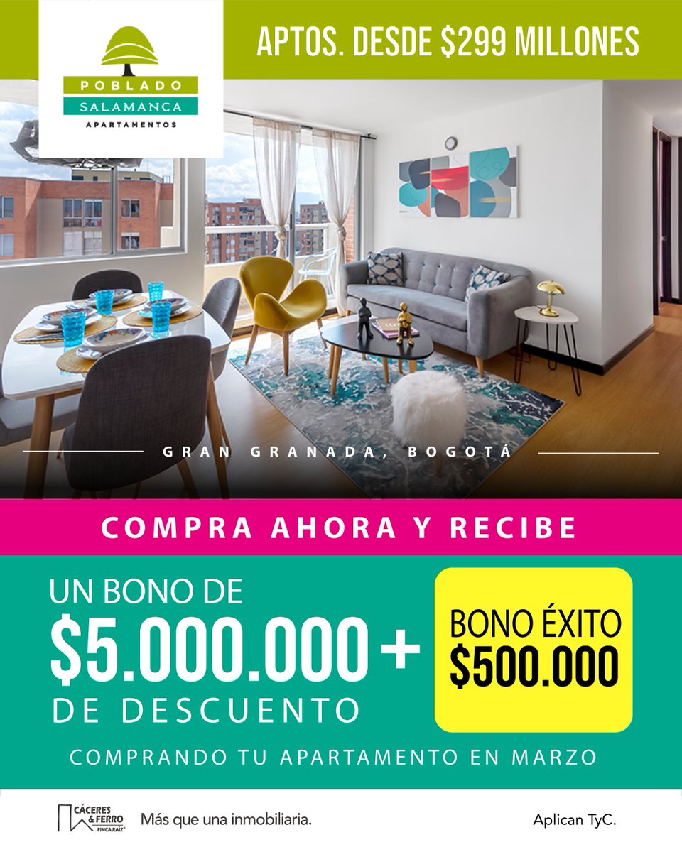 CaceresyFerro's tweet photo. https://t.co/hS0mPj2yzU

#apartamentos #apartamentoventa #inmobiliaria #bienesraices #realestate #proyectoinmobiliario https://t.co/ADUlPLu4w9