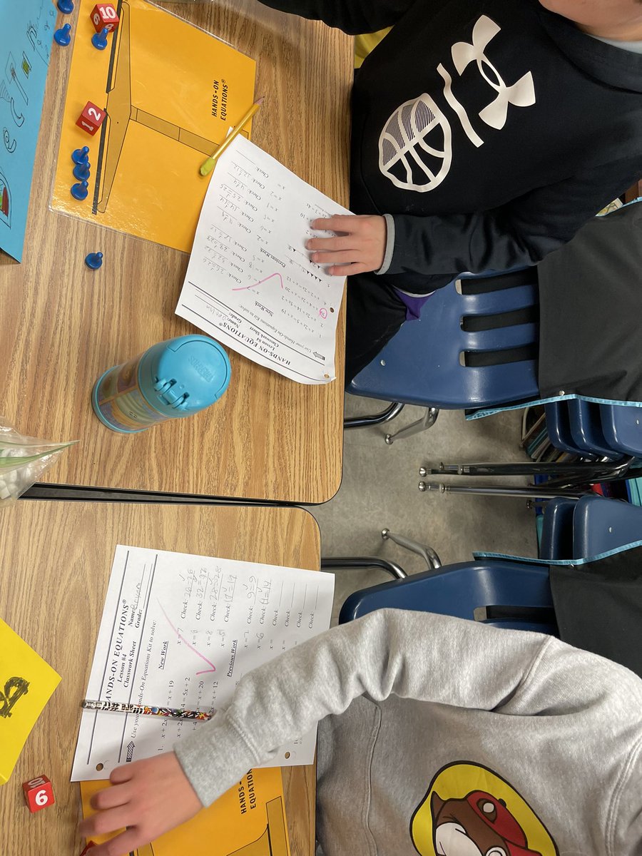 kfyoder1's tweet photo. 3rd Gr AIM Ss solving algebraic equations on a Friday morning-perfecting their legal moves! @JohnstonJags #AIMfam #Handsonequations https://t.co/1na0fTQ9UN