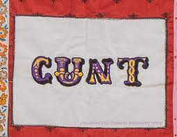Reminder: The Capital Area Suburban Library is a safe space for everyone.  Except Cathy's quilting group, at least until they apologize for telling everyone this was my baby blanket: