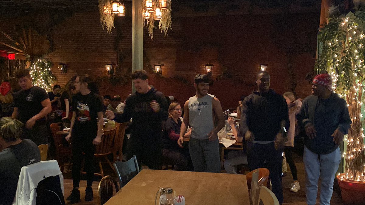 coacharmatta's tweet photo. At Babes Chicken doing the hokey pokey. @PF_HighFootball @ConnallyFB @PVillePower https://t.co/geUYDAx70f