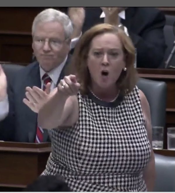 kate_logue's tweet photo. This is Lisa. Lisa destroyed the Ontario #Autism Program 3 years ago. There are now 53K kids still waiting for life-changing therapy. Lisa vilified parents. Lisa threatened autism professionals. Lisa is responsible for this mess. @fordnation @MacLeodLisa @onpoli #50KIsNotOk https://t.co/t3KgZODxmK