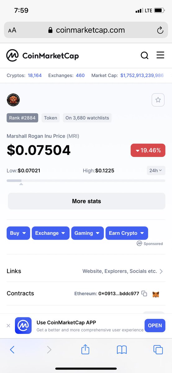 Benaskren's tweet photo. Damn down over 60% in 5 days.  Some of these clueless fighters promoting this nonsense should feel dumb. https://t.co/nSGGeVLbjb