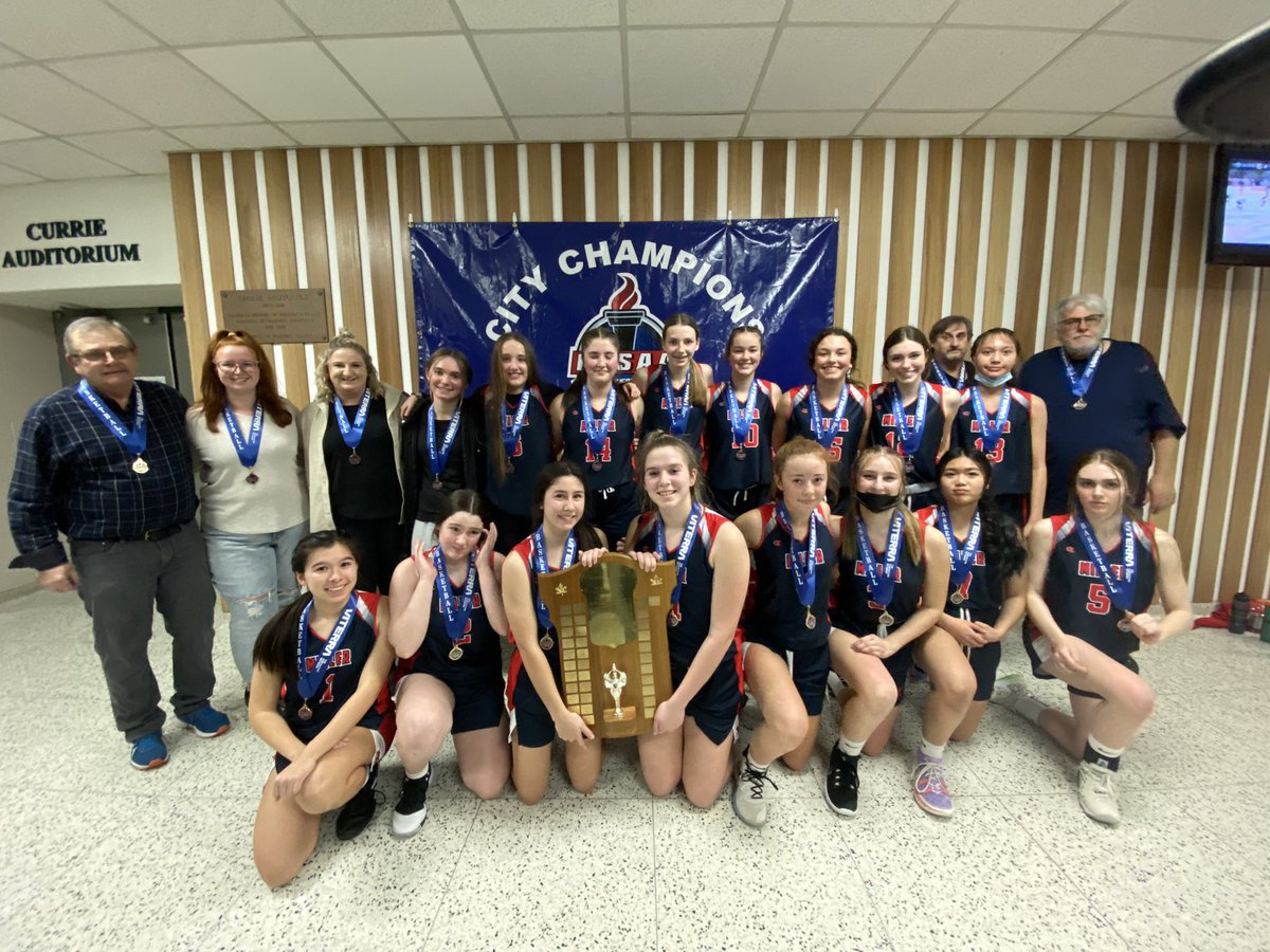 MillerCHS's tweet photo. Introducing your @rhsaa Jr Girls Basketball City Champions! Congratulations girls!!! https://t.co/lPm3AaCEdY