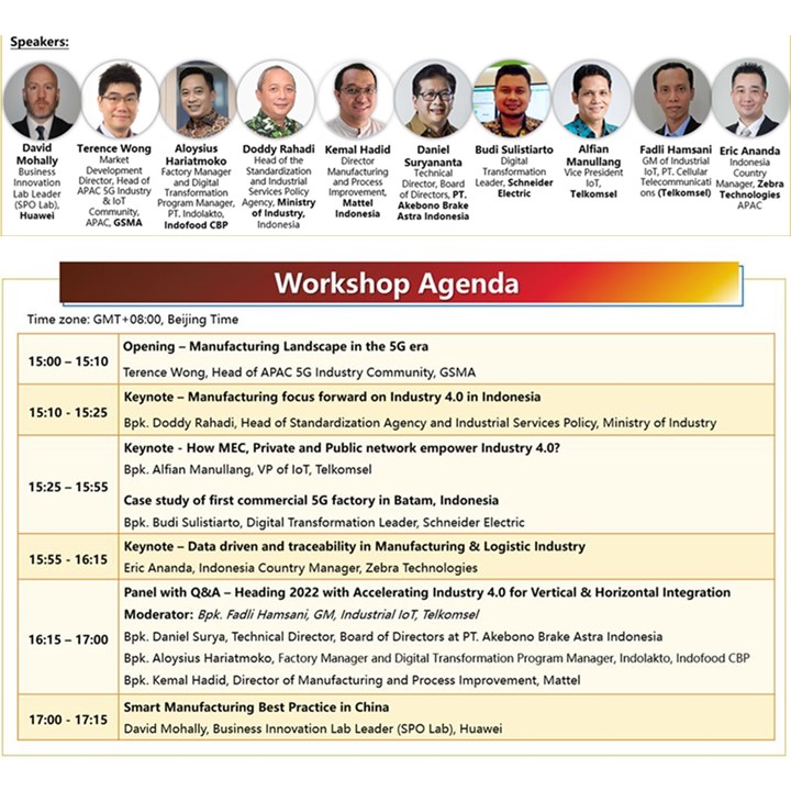 Mari bergabung "Leading Indonesia &amp; ASEAN Towards Industry 4.0 Through Data-Driven Approach" tanggal 17 Maret 2022. Anda dapat mendengar ide dan inovasi masa depan dari para ahli di bidangnya.

Registrasi melalui link : gsma.com/asia-pacific/g… atau dengan scan barcode di banner.