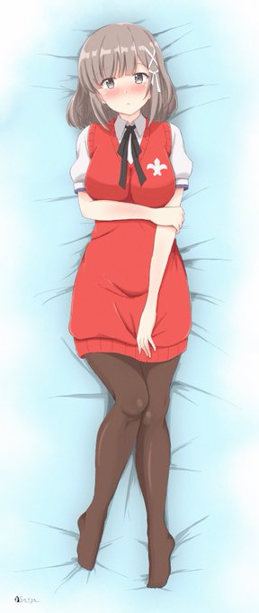「抱き枕 寝そべり」のTwitter画像/イラスト(新着)