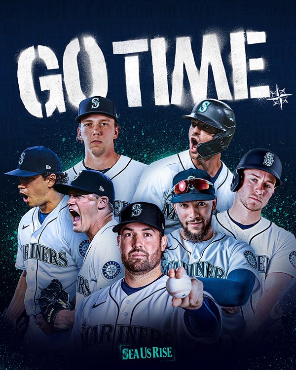 BigLo66's tweet photo. I think this is my favorite T-Shirt design yet by @SimplySeattle!!! The @Mariners are going to be an exciting team to watch this year! We will be in the postSEAson this year! #SeaBelieve
#RingTraining2022
Check out the shirt please! https://t.co/4Sh9eqKDFV https://t.co/TiFc0UCbw6