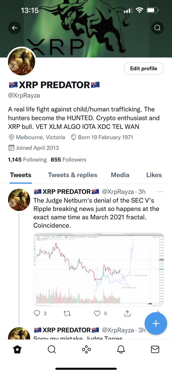 RayzaXrp's tweet photo. To all following this account, this is my backup account. Please follow me on my main account @XrpRayza https://t.co/xI82AWusYt