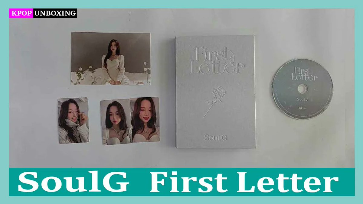 EXIDLEGGO5's tweet image. #SoulG #FirstLetter #솔지 #EXID #SOLJI ❤️
Unboxing SoulG [First Letter] 솔지 (EXID) 1st mini album Kpop Unboxing 케이팝언박싱
youtu.be/CYbsqoxkq4w