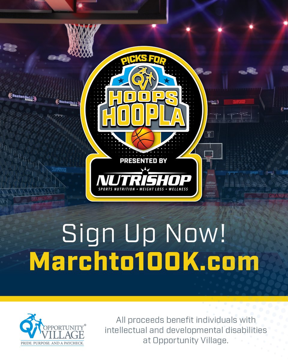 OppVillageLV's tweet photo. Check out this season’s Picks For OV: Hoops Hoopla bracket tournament prizes! Prizes are awarded to the top 5 finishers. There’s still time to sign up, go to https://t.co/Seu1TSk2cx now. Get 50% DISCOUNT. Use code: ForTheWin
🏀
#PicksForOV #MarchMadness #BracketTournament #Vegas https://t.co/vdtwI0uJ49