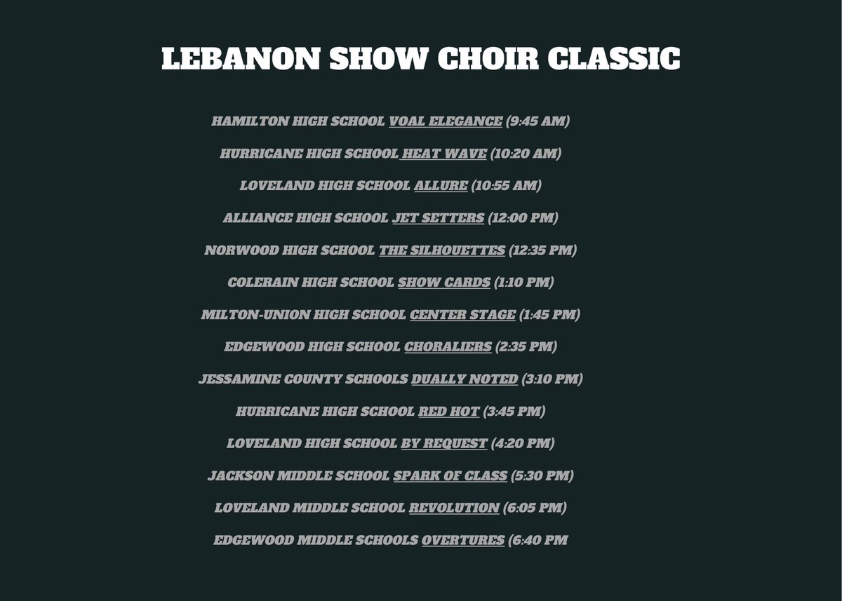 Colerain Show Cards tweet media
