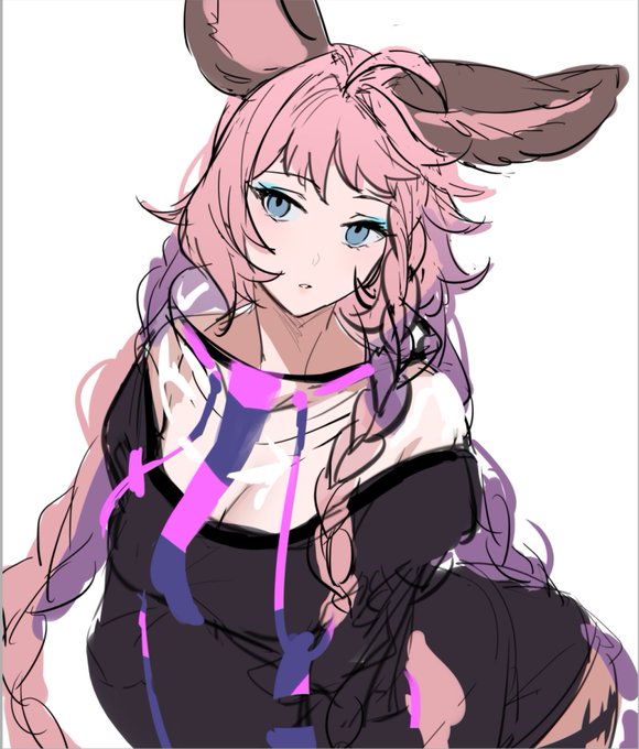 エッセルちゃんの服の構造が分からん.... 