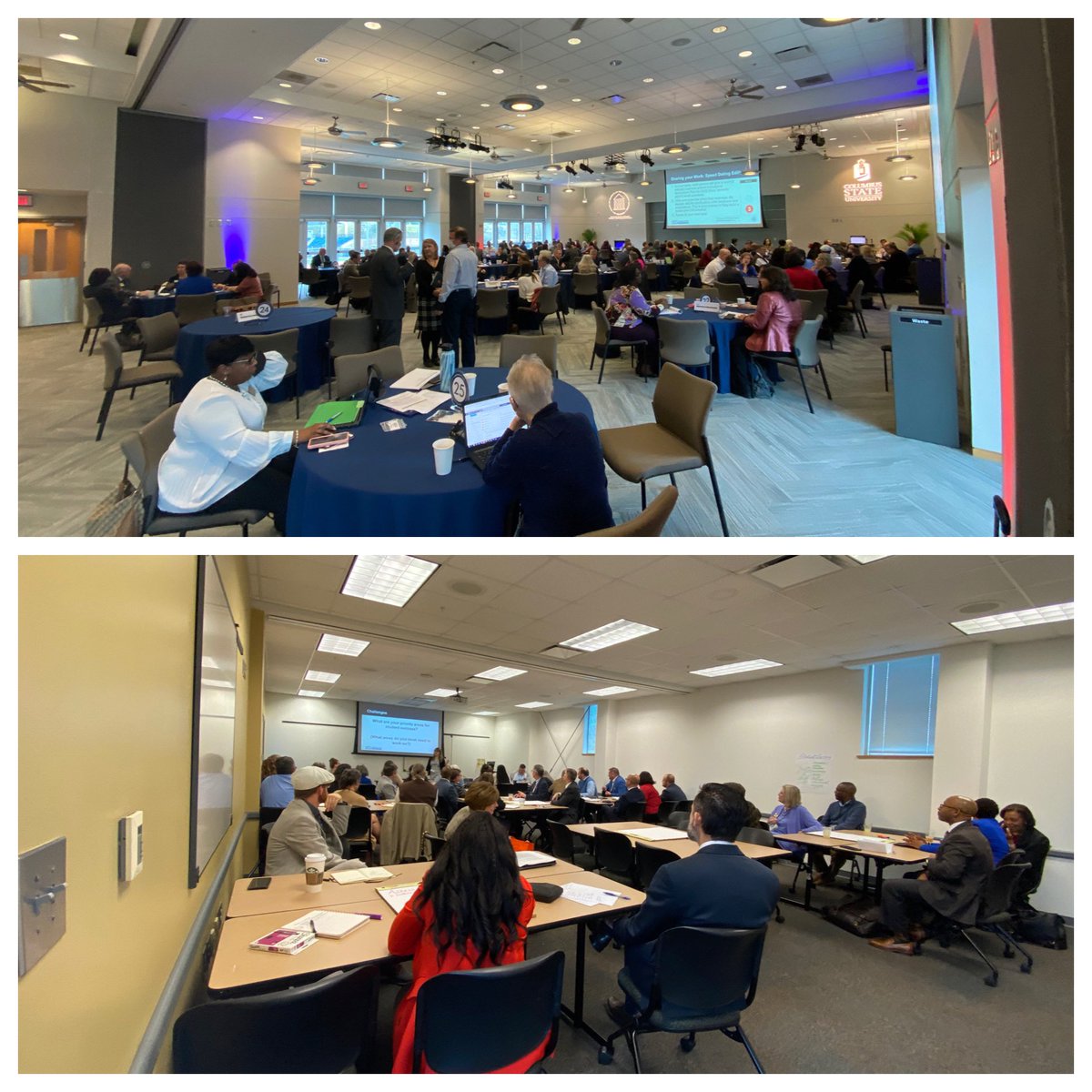 CunninghamCentr's tweet photo. A big THANK YOU to the University System of Georgia for trusting us to host the Momentum Summit earlier today. Heading into a weekend full of events - let’s get it! 👏 #columbusga https://t.co/KJSKm2yGlb