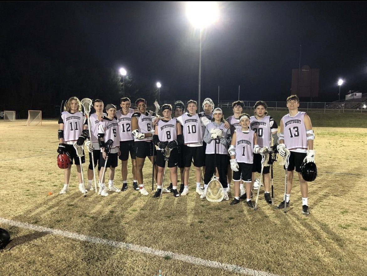 BarstoolLB's tweet image. Botetourts first lacrosse game!!