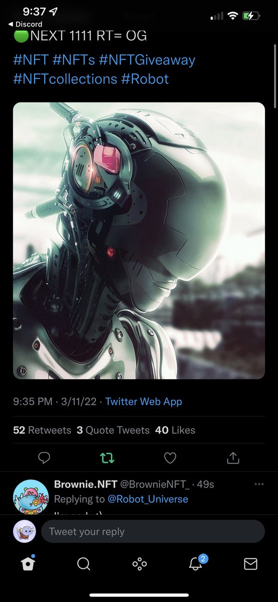 Edeth223's tweet photo. @Robot_Universe I’m here https://t.co/ZjdTu8rAeT