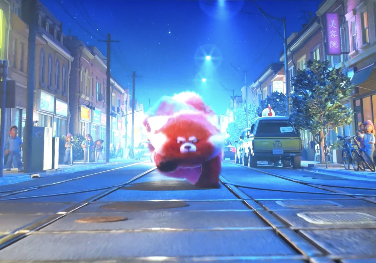 Do you see what we see in the new Disney <a href="/Pixar/">Pixar</a> movie Turning Red now streaming on <a href="/disneyplus/">Disney+</a> #TurningRed #TurningRedMovie