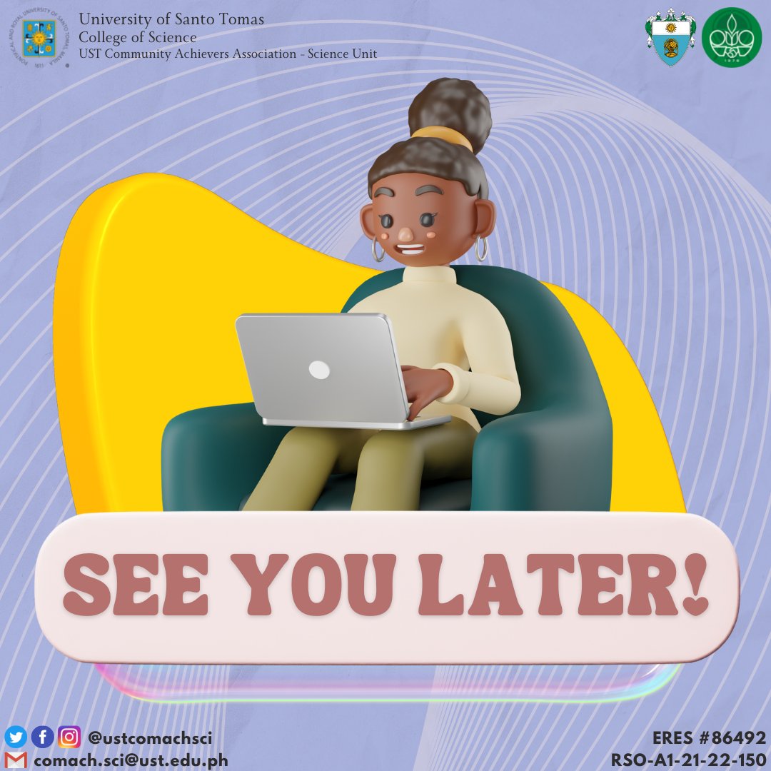 ustcomachsci's tweet photo. 📢 𝐓𝐎𝐃𝐀𝐘’𝐒 𝐓𝐇𝐄 𝐃𝐀𝐘! 𝐒𝐄𝐄 𝐘𝐎𝐔 𝐋𝐀𝐓𝐄𝐑, 𝐀𝐂𝐇𝐈𝐄𝐕𝐄𝐑𝐒! 📢

The UST Community Achievers Association - Science Unit

presents

👨‍⚕️💉💊ⓀⒶⓅⒾⓉ : 𝐊𝐚𝐥𝐮𝐬𝐮𝐠𝐚𝐧𝐠 𝐏𝐚𝐧𝐥𝐚𝐡𝐚𝐭𝐚𝐧 𝐮𝐩𝐚𝐧𝐠 𝐈𝐚𝐡𝐨𝐧 𝐚𝐧𝐠 𝐓𝐚𝐮𝐦𝐛𝐚𝐲𝐚𝐧 💊💉👨‍⚕️

#KAPIT2022 ✊ https://t.co/WfkHRzJRsU