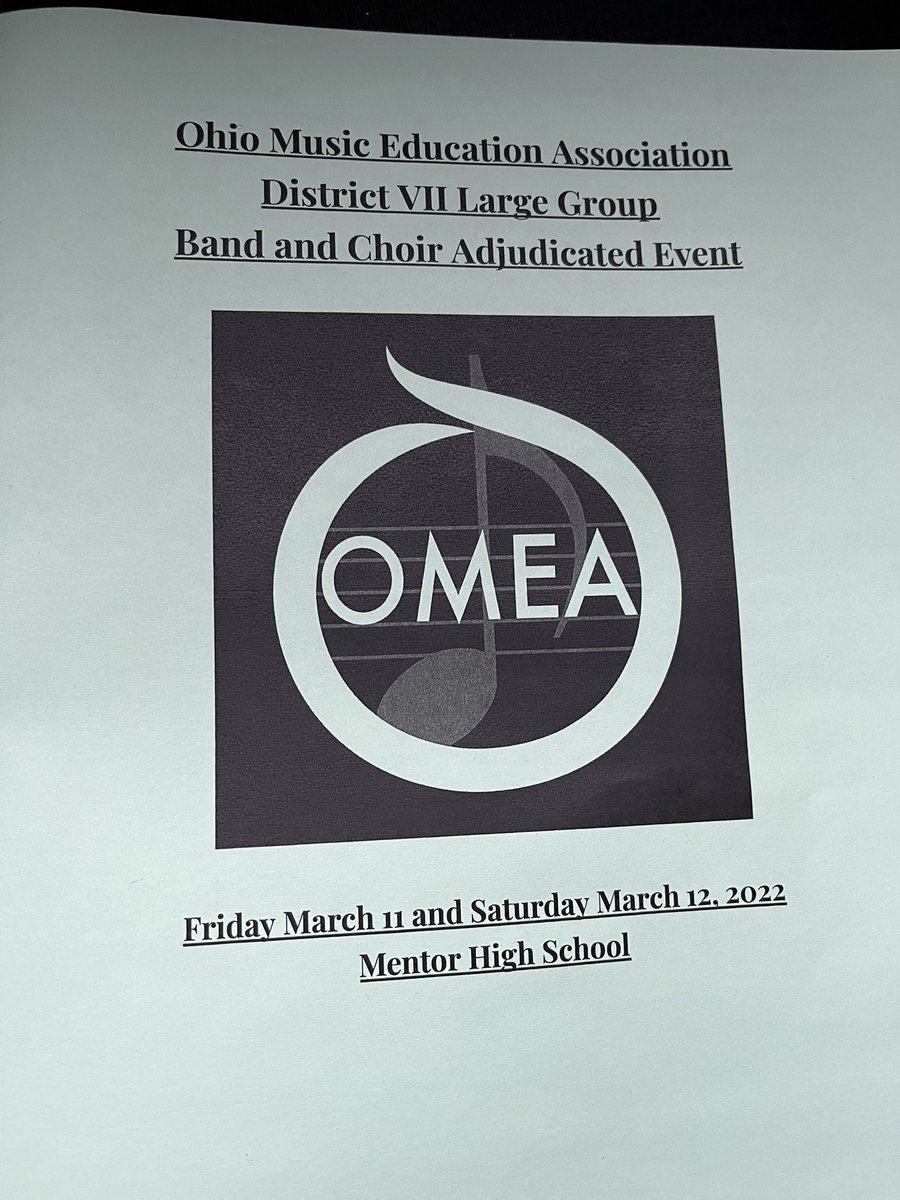 Orange_Schools's tweet photo. Congratulations to the OHS Symphonic Band under the direction of Mr. Jake Robinson and the OHS Wind Ensemble under the direction of Mr. Brandon DuVall on earning straight “1” /Superior ratings at the OMEA Contest in Mentor and qualifying for States in late April! #BetterTogether https://t.co/lrwZDtVcUR
