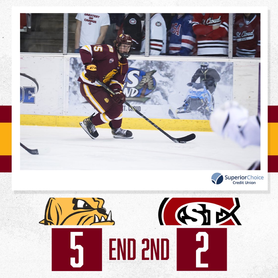 UMDMensHockey's tweet photo. One period left to play https://t.co/XbQtvG2CzE