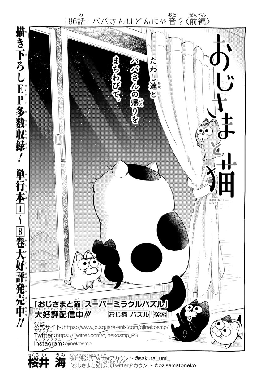 桜井海@おじ猫15巻6/12発売決定! on X: 桜井海@おじ猫15巻6/12発売決定! on X: