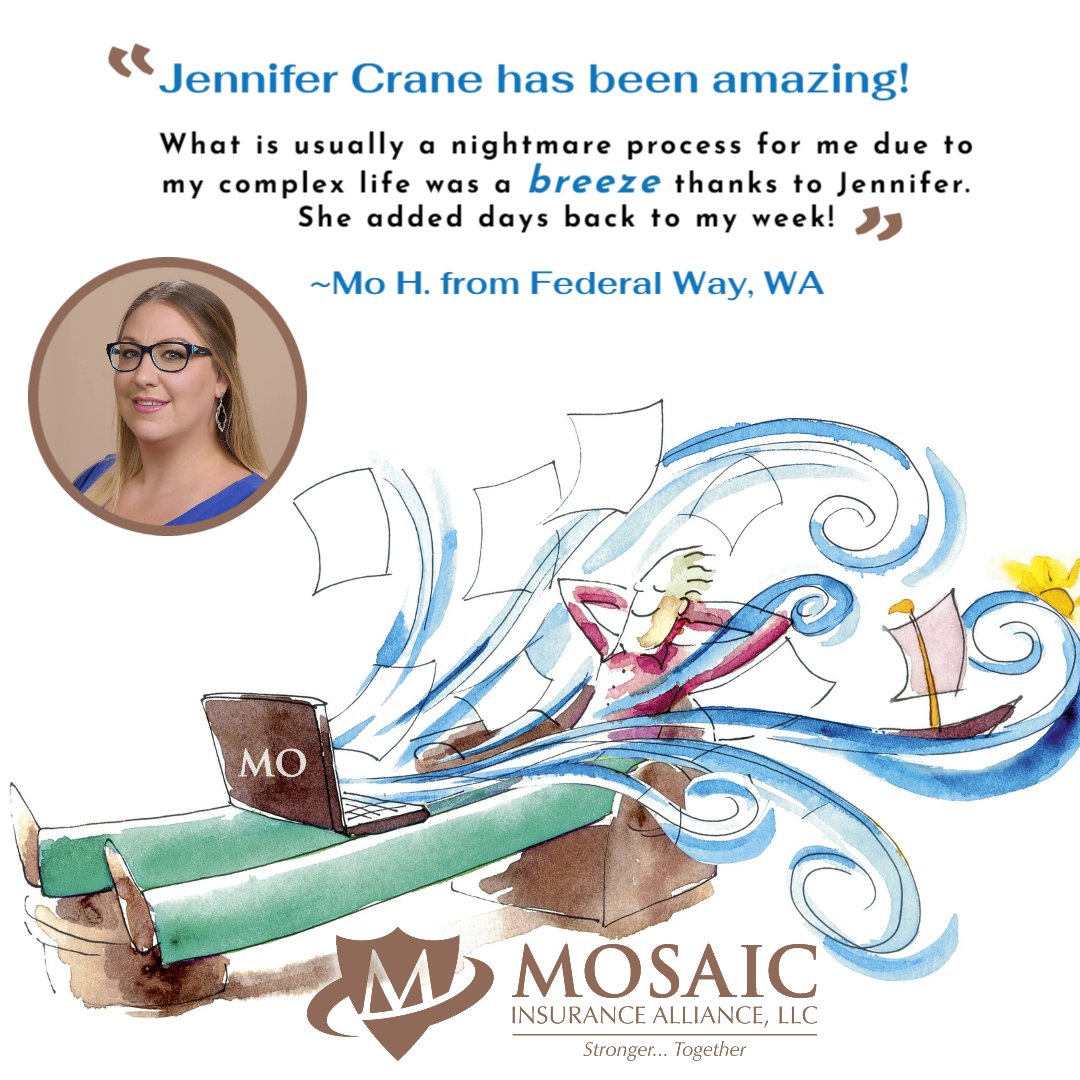 AllianceMosaic's tweet photo. It’s always refreshing when things are a breeze! Thank you, Mo, for this awesome shoutout! We hope you enjoy your extra free time.

#MosaicIA #TeamMosaic #insurance #breeze #itsabreeze #thatsabreeze #relaxing #thatwaseasy #thankyou #freetime #time https://t.co/Id0eR0Ji1F