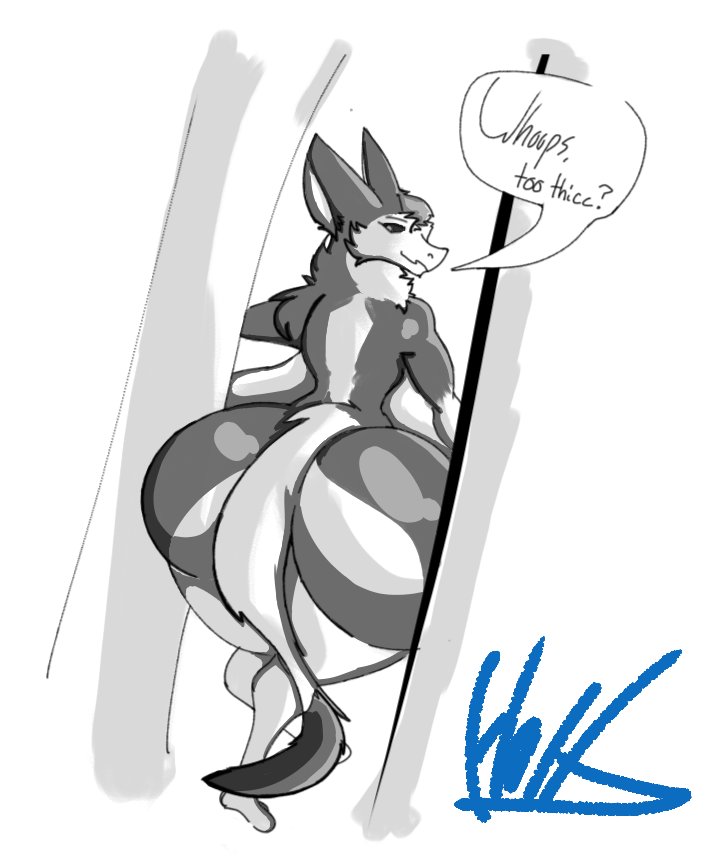 Meowmow15's tweet photo. Made some more thicc ass but this time with my new sergal! #furrynsfw 
#furry #furryart https://t.co/BznyN2fdCN