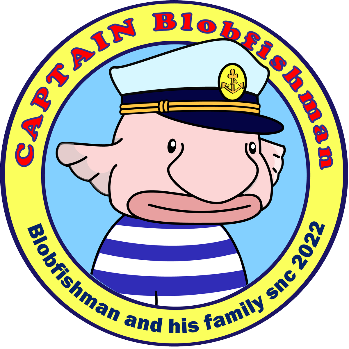 eyeballcat123's tweet photo. 😍Giveaway企画😍
楽しく・うれしく・NFT！・・・ということで
CAPTAIN Blobfishman 
オリジナルワッペン #001
を3名様にプレゼントします！

🌈応募方法🌈
●フォロー  @eyeballcat123 
 
●🧡＋RT
●締め切り：3月13日22時55分(JPN)

たのしく・うれしい一日を！
 #GiveawayNFT #Giveaway #NFT #NFTs https://t.co/06RBFgNs3H