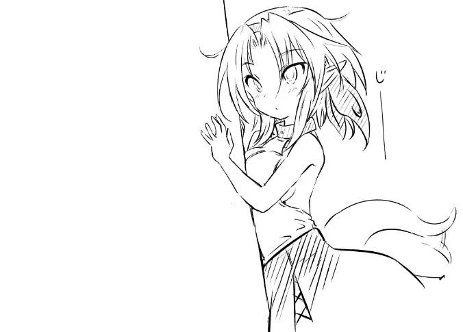 じー… 